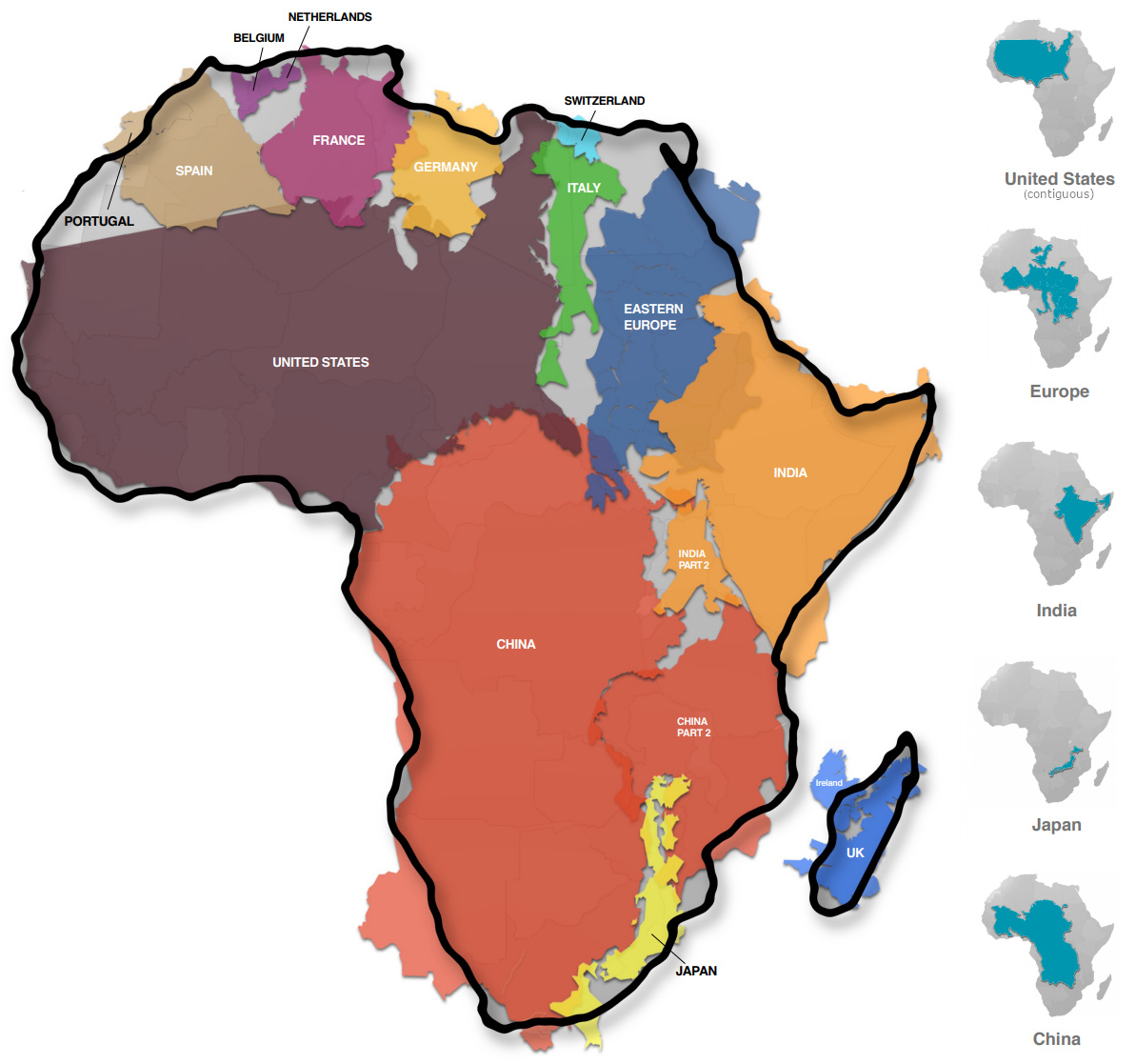 Afrique : une carte trop petite qui fausse les perceptions